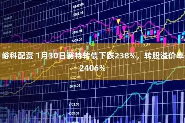峪科配资 1月30日赛特转债下跌238%，转股溢价率2406%